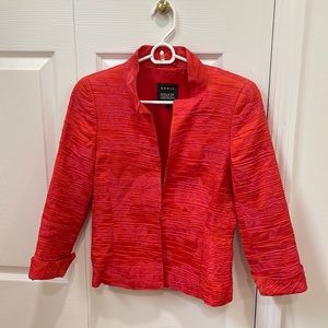 floral print blazer by Akris Punto